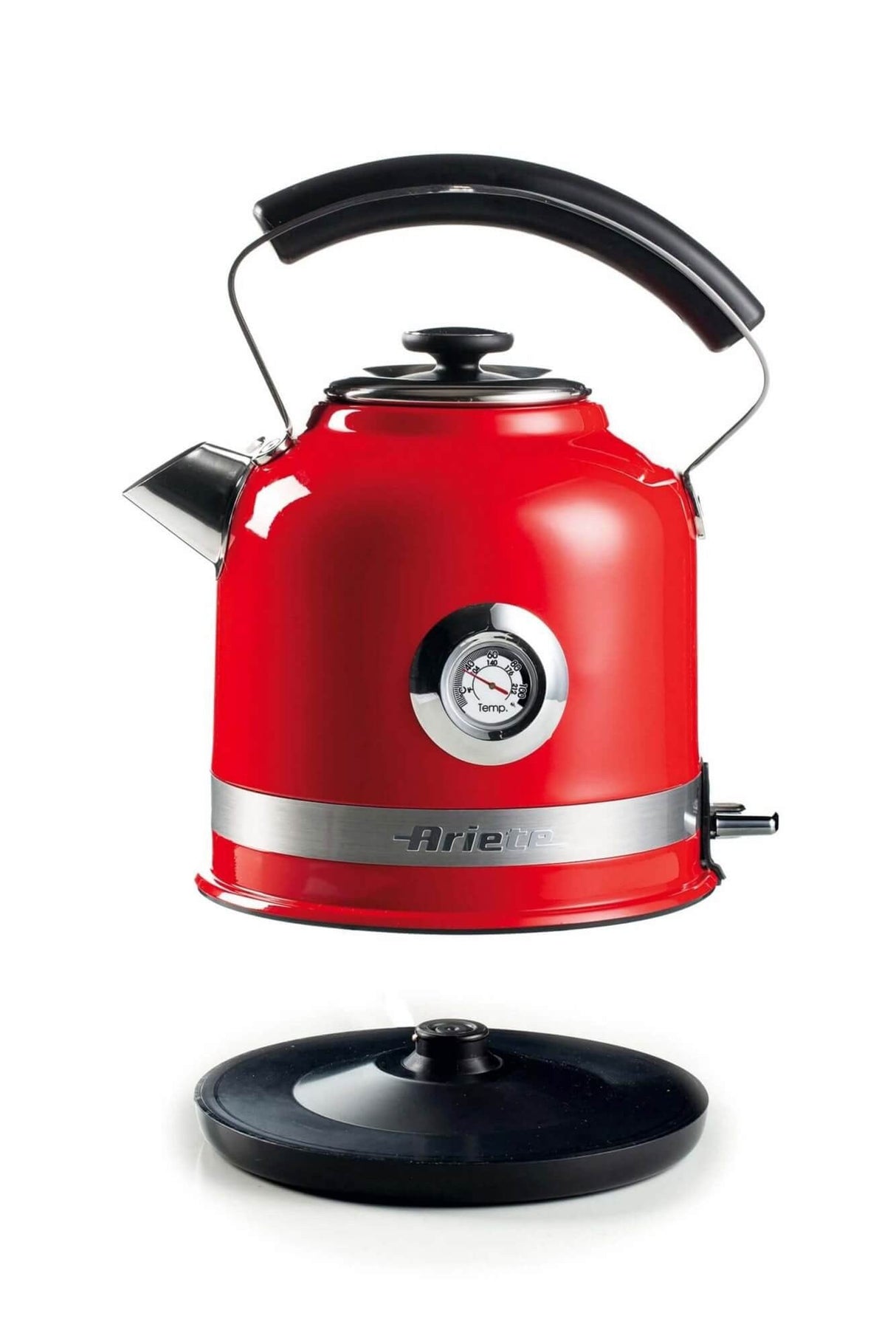 Hervidor De Agua Ariete 2854 1,7 L 2000 W Negro, Rojo