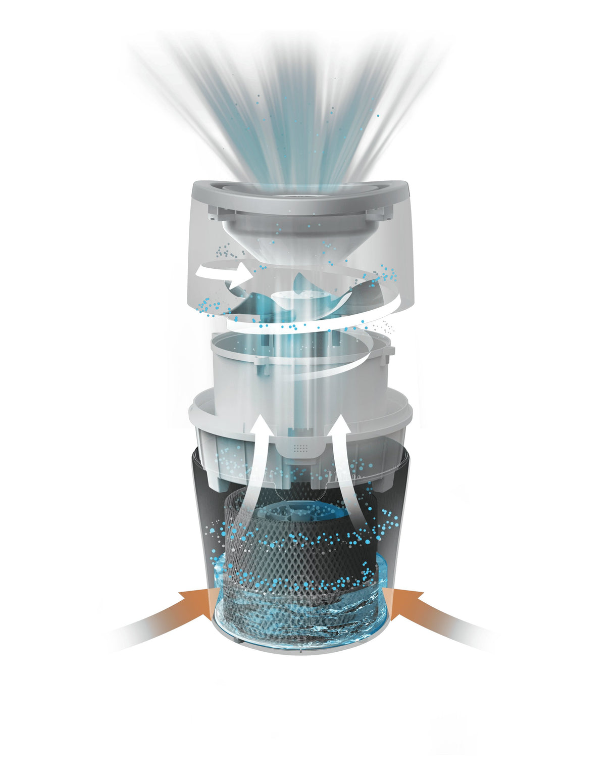 EAN 8710103786382 - Philips 2000 series HU4813/10 humidificador Natural 2 L Negro 18 W imagen 4