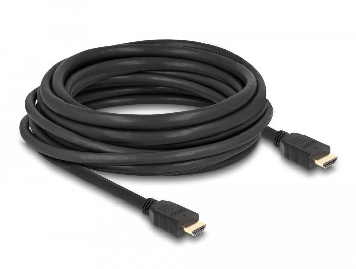 Delock 82006 High Speed Cable Hdmi 48 Gbps 8k 60 Hz Negro 10 M