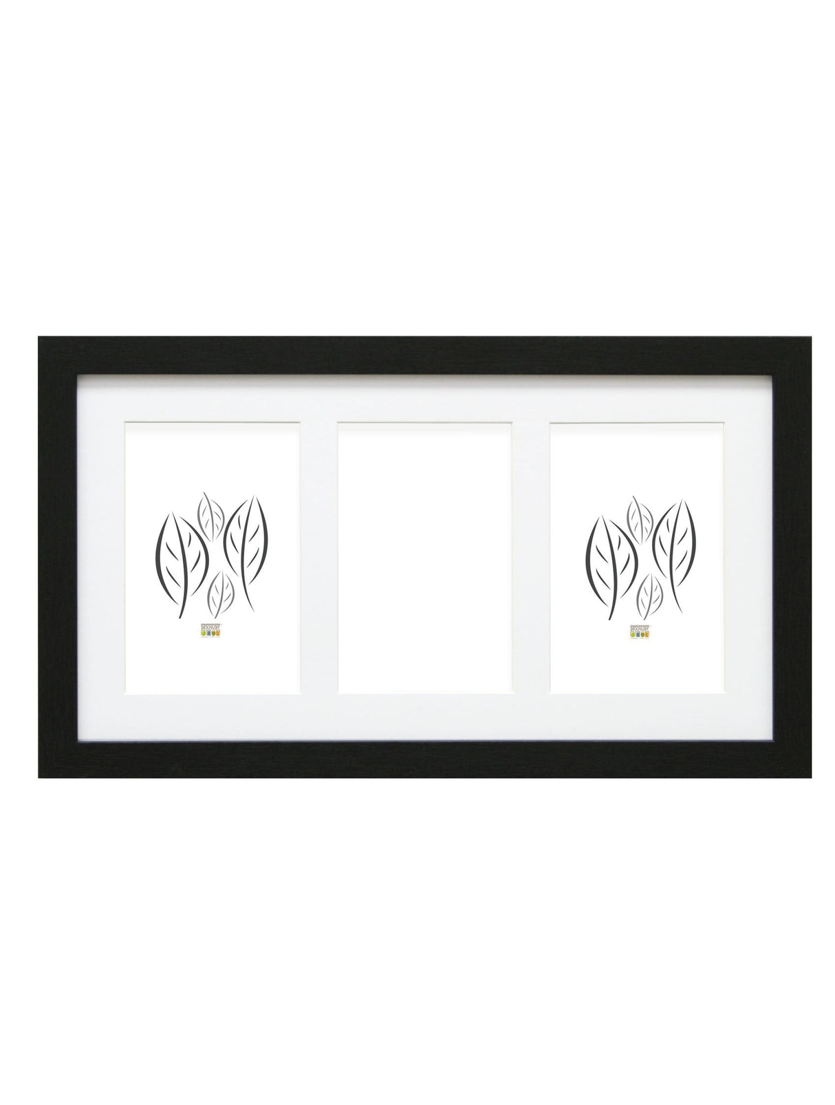 Deknudt S66ka3 Galería 3x10x15 Madera Negro W. Passepartout