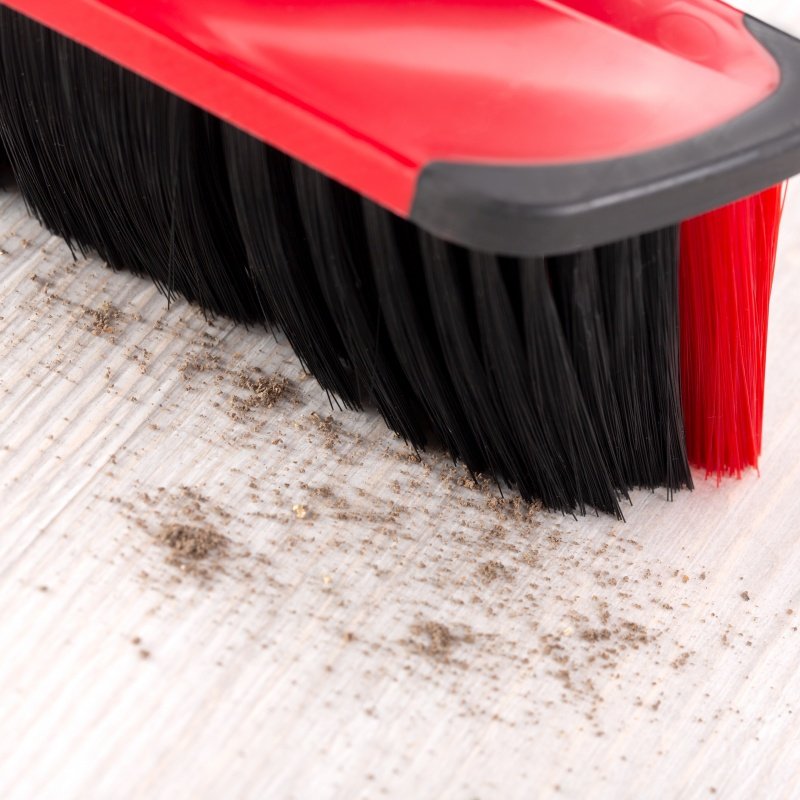 EAN 4023103173286 - Vileda 4023103173286 escoba Interior Cerda dura Gris, Rojo imagen 3