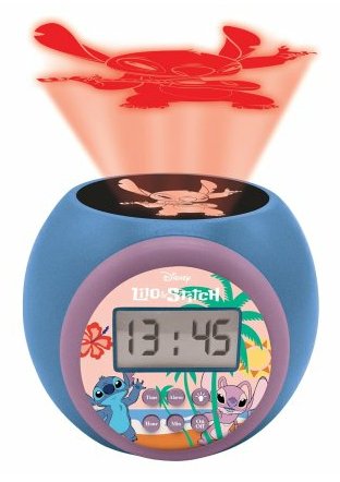 Reloj Alarma Proyector Stitch Disney