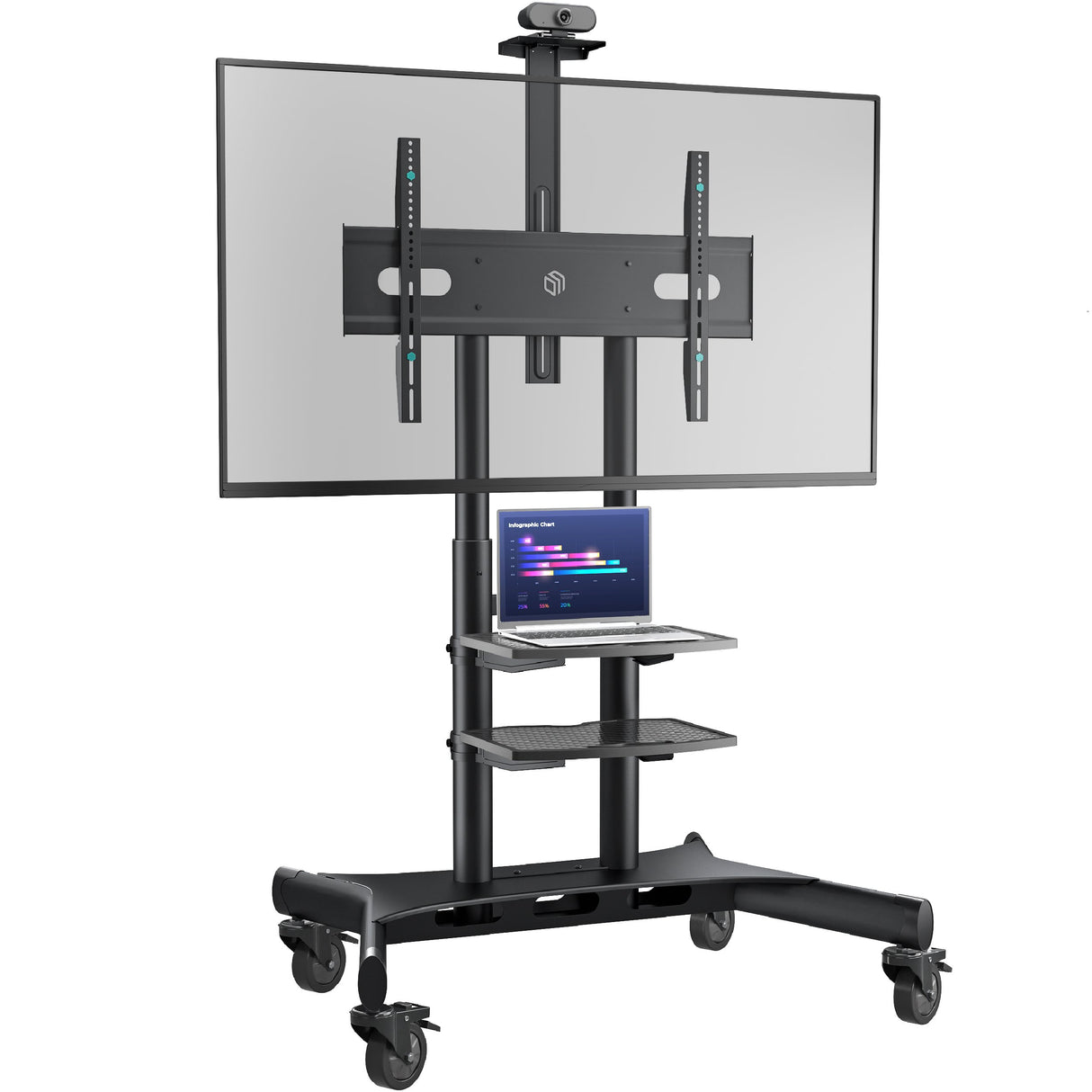 EAN 4603728440125 - ONKRON TS1881-B soporte para TV 2,18 m (86") Negro imagen 2