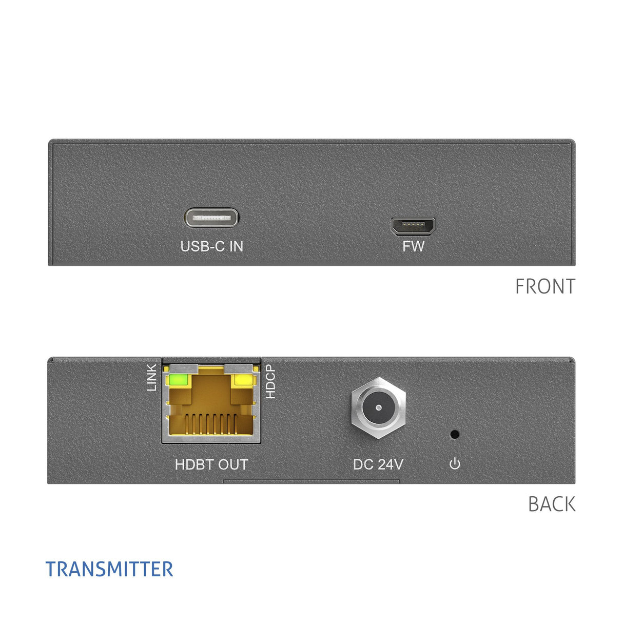 EAN 4251364735787 - PureTools PT-HDBT-1020C-TX extensor audio/video Transmisor de señales AV Negro imagen 4