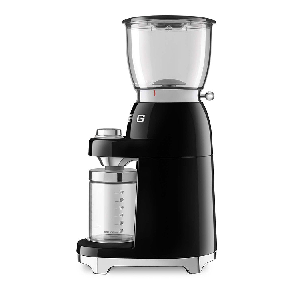 EAN 8017709317966 - Smeg CGF11BLEU molinillo de café 150 W Negro, Transparente imagen 2
