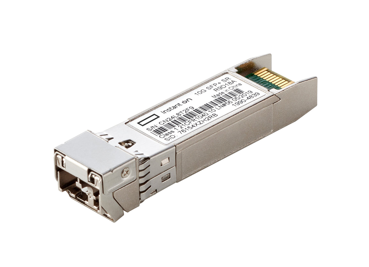 Aruba Switch Transceiver, Sfp+, 10gb, Sr, Bis 300m, Xcvr, Mmf