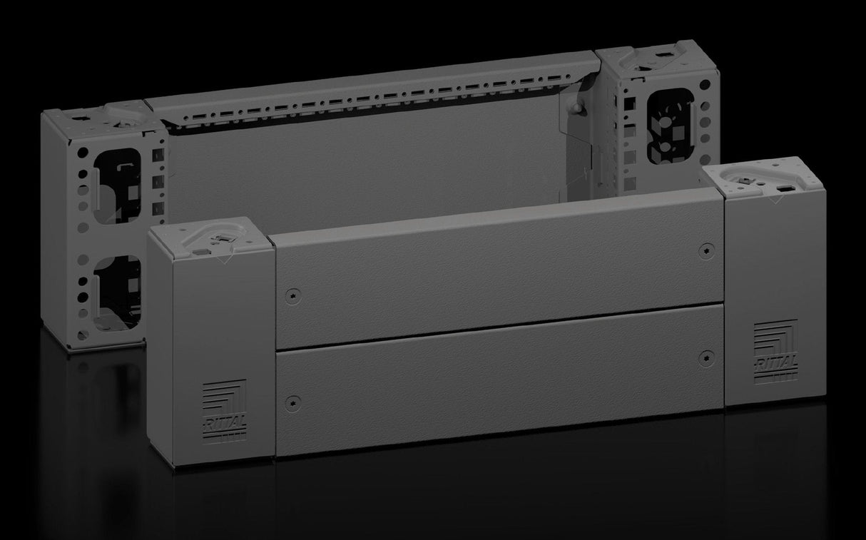 Rittal Sockel-Eckmück Vorn Hinten Vx 200 Mm X 600 Mm Vpe 2