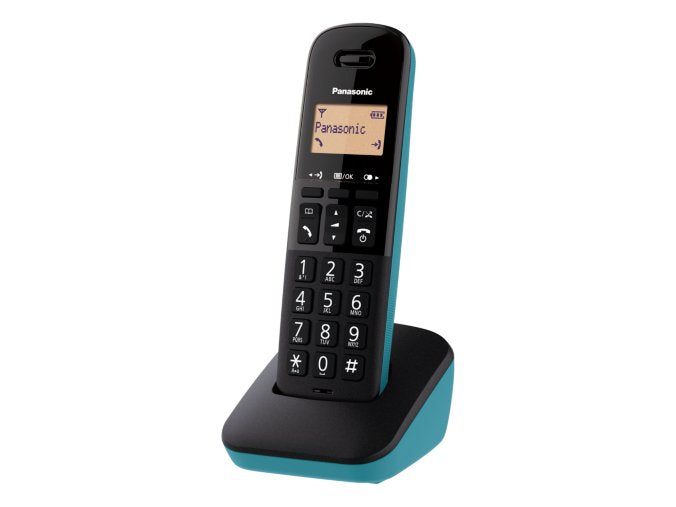 Telefono Inalambrico Panasonic Cordless Kx-Tgb610jtc Azul 50 Numeros En Agenda Bloqueo Numeros 2*Aaa