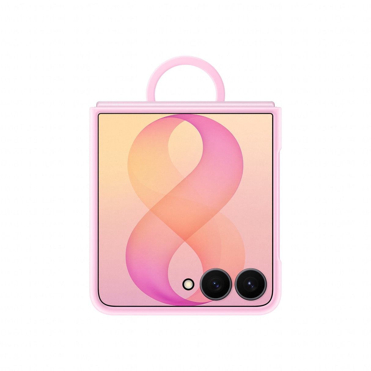 Samsung Silicone Ring Magnet Case Fr Galaxy Flip8 Violet