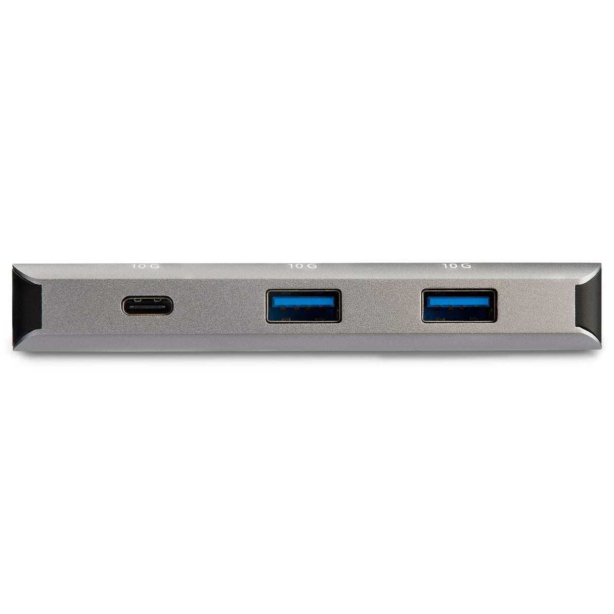 Startech.Com Hub Usb-C 10gbps De 3 Puertos Con Puerto De Red Ethernet - 2x Usb-A Y 1x Usb-C, Usb 3.2 Gen 2 (3.1 Gen 2) Type-C, Usb 3.1 (3.1 Gen 2) Type-A,Usb 3.1 (3.1 Gen 2) Type-C, 10000 Mbit/S, Negro, Gris, Aluminio, De Plástico, Rohs, Re