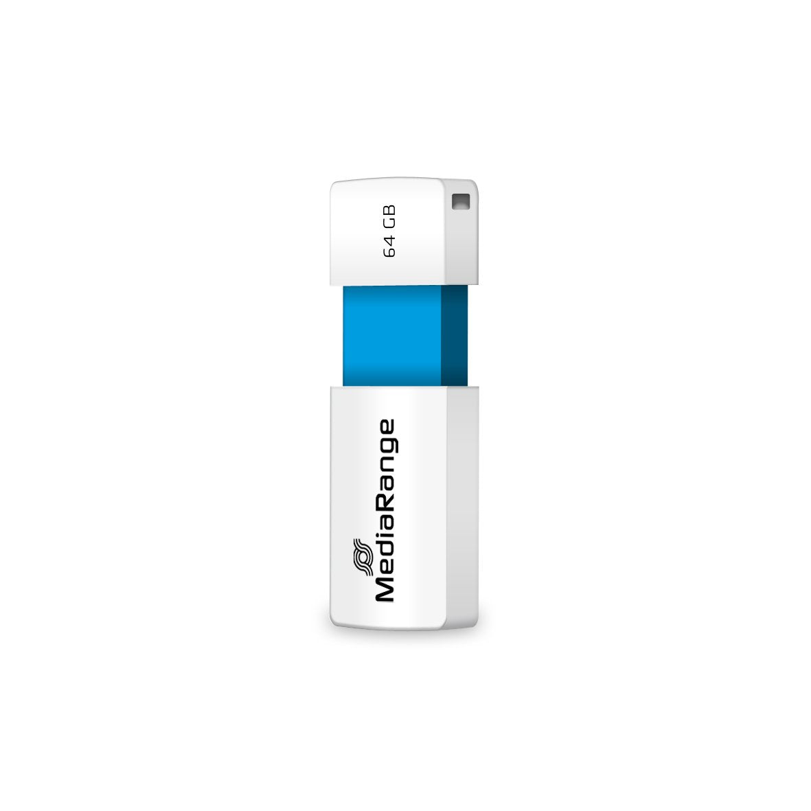 Memoria Usb Mediarange 64gb Usb 2.0 Color Edt. Azul Claro