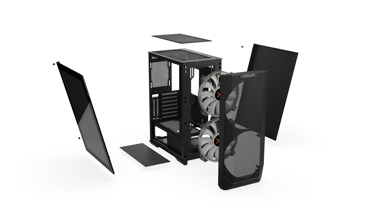 Caja Pc Gaming Krux Vortex Atx Ventana Lateral