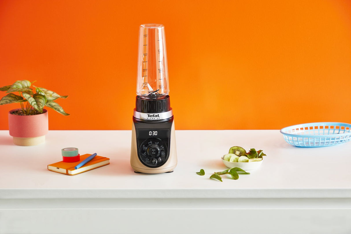 Tefal Blend Up Bl190af0 Licuadora 0,85 L Batidora De Vaso 1000 W Beige, Negro, Transparente