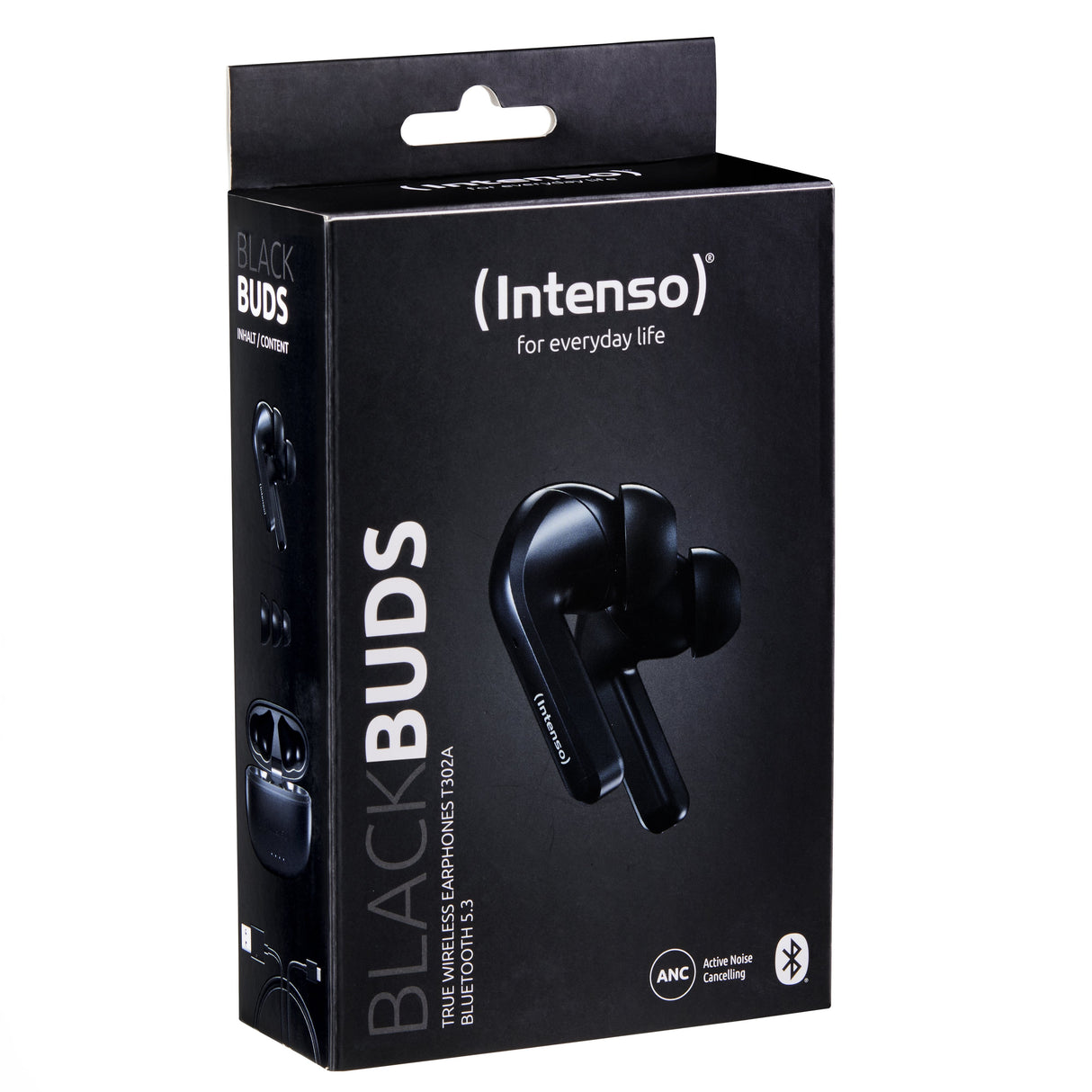 Intenso Buds T300a Auriculares Tws Con Anc Black