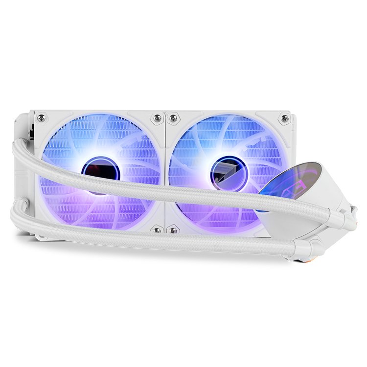 EAN 8436587975448 - NOX Hummer M-240 ARGB Procesador Sistema de refrigeración líquida todo en uno 12 cm Blanco imagen 3