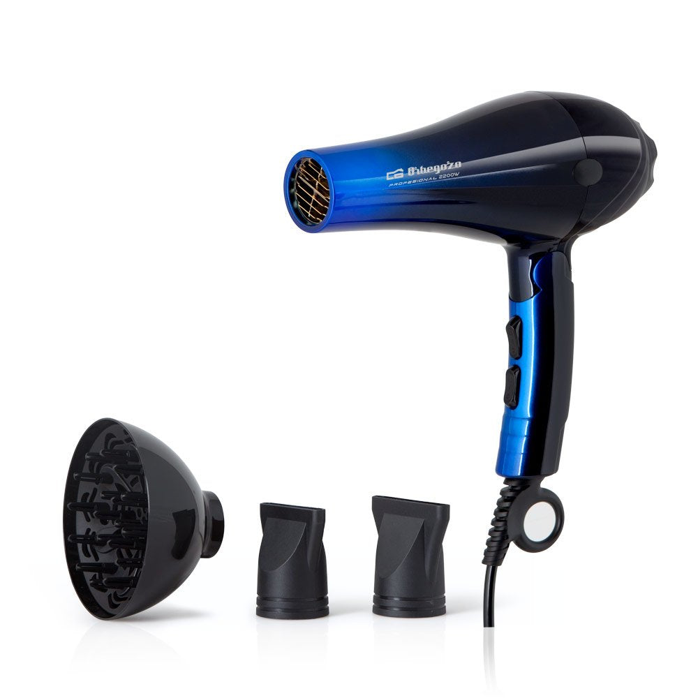 EAN 8436044535949 - Orbegozo SE 2085 secador 2200 W Negro, Azul imagen 5