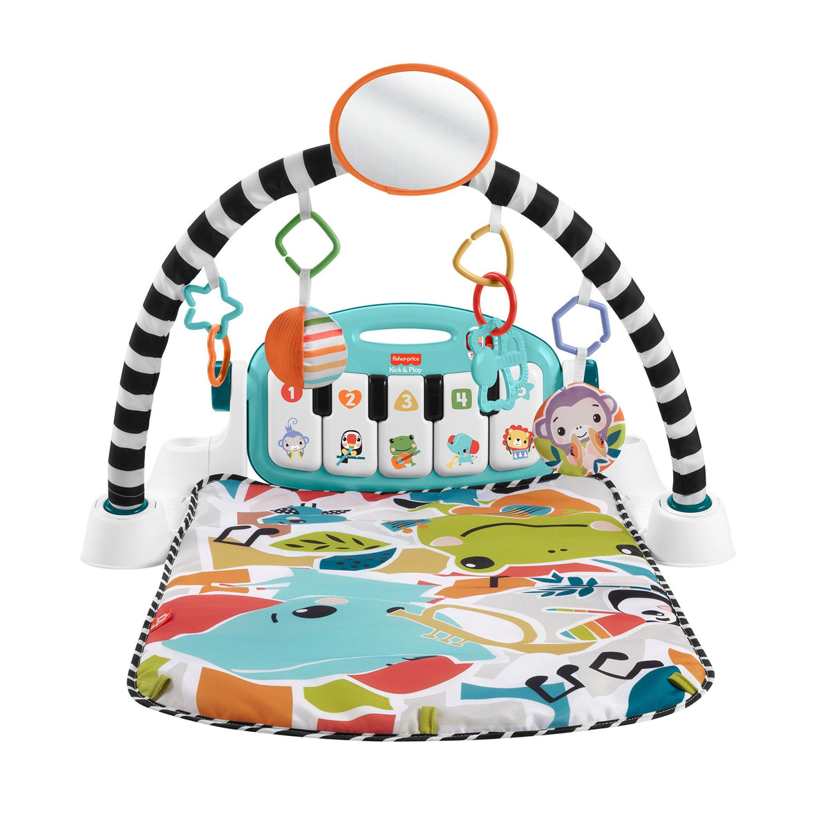 EAN 0194735224043 - Fisher-Price Kick & Play Tela, Plástico Multicolor Manta de juegos para bebés imagen 6