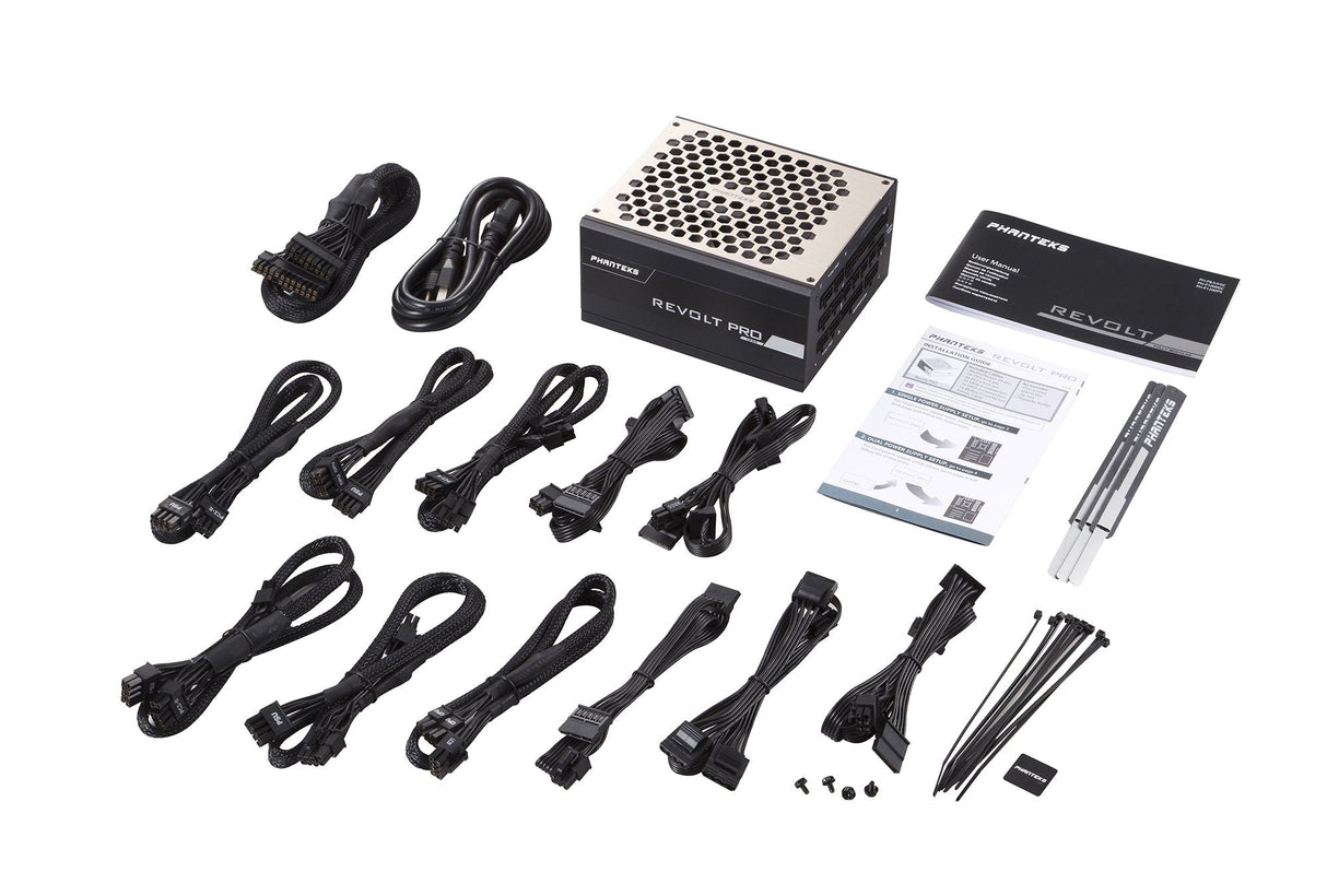 Fuente De Alimentación Phanteks Revolt Pro 1000w Atx3.0 Negra Ph-P1000gc_eu