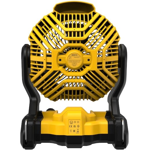 Ventilador De Batería Dewalt Dce512n, 18 Voltios Amarillo/Negro, Sin Batería Ni Cargador Dce512n-Xj