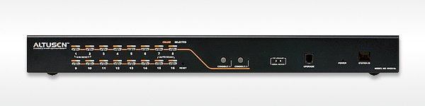 Aten 16-Port 2-Console Cat 5e/6 Kvm Switch Conmutador Kvm De 16 Puertos Y 2 Consolas Para Cables De Cat. 5e/6