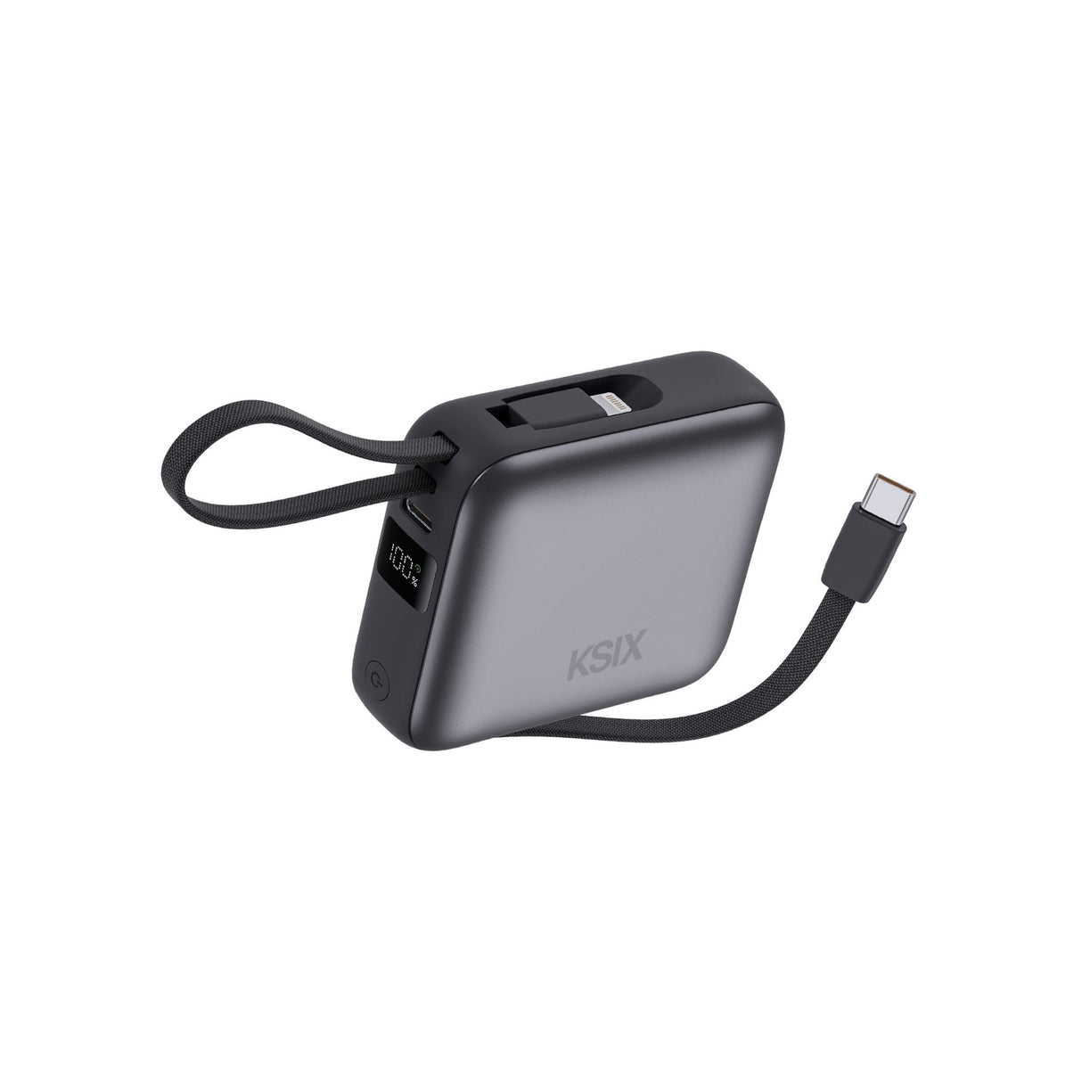 Powerbank Ksix Bpb10pd22intg - 10000mah · 22,5w · Usb Tipo C · Gris