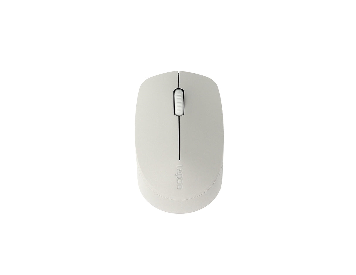 Rapoo My M100 Silent Comfortable Silent Multi-Mode Mouse, Light Grey