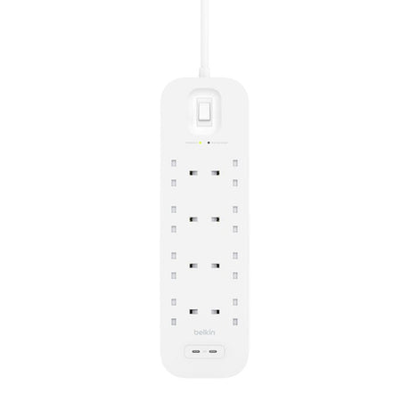EAN 0745883855667 - Belkin Connect Blanco 8 salidas AC 2 m imagen 2