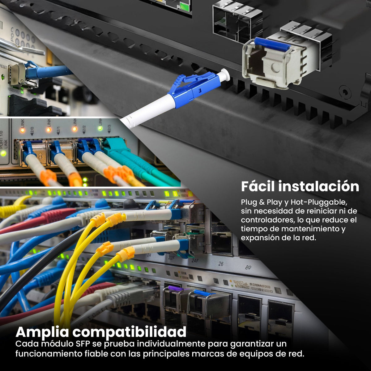 Extralink Sfp 1.25g Sfp Wdm Módulo 1,25gbps, 1310/1550nm, Single Mode, 3km, Lc, Dom, Pair