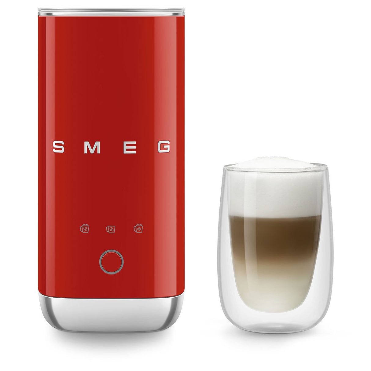 EAN 8017709353124 - Smeg MFF02RDEU espumador o calentador de leche Calentador/espumador de leche automático Rojo imagen 17