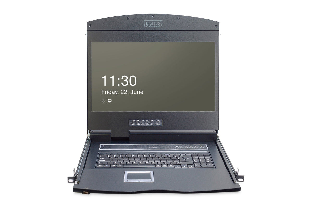 EAN 4016032449836 - Digitus DS-72211-1CH consola de rack 48,3 cm (19") 1366 x 768 Pixeles Negro 1U imagen 4