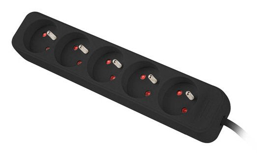 Lanberg Regleta 5 Tomas 1m Para Sais Ps0-05e-0100-Iec-Bk