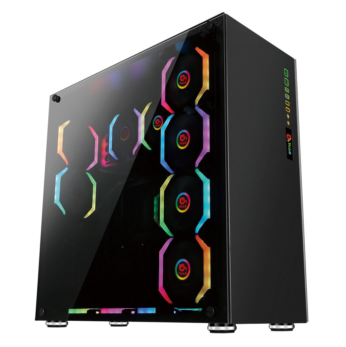 Caja Pc Talius Atx Gaming Avalon Cristal Templado Usb 3.0