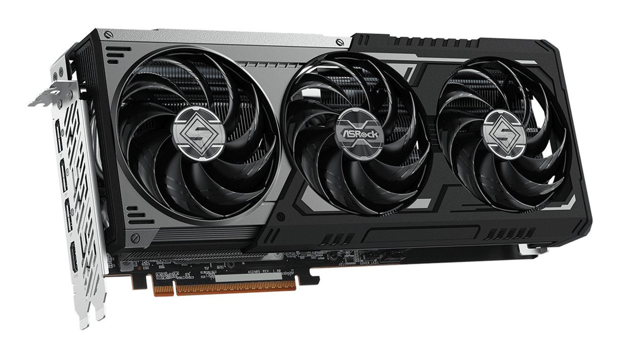 Tarjeta Gráfica Asrock Rx9070gre Steel Legend Dark De 12 Gb Con Overclocking