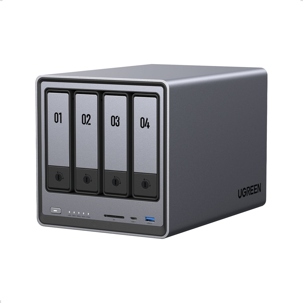 EAN 6941876223725 - Ugreen NASync DXP4800 NAS Compacto N100 8 GB DDR5 0 TB UGOS Pro Negro imagen 2