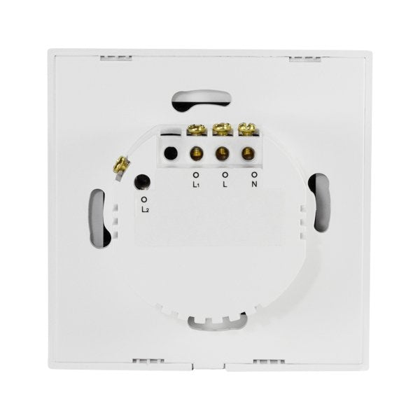 Logilink Wifi Smart Eu Light Switch, 2-Gang, Tuya Compatible
