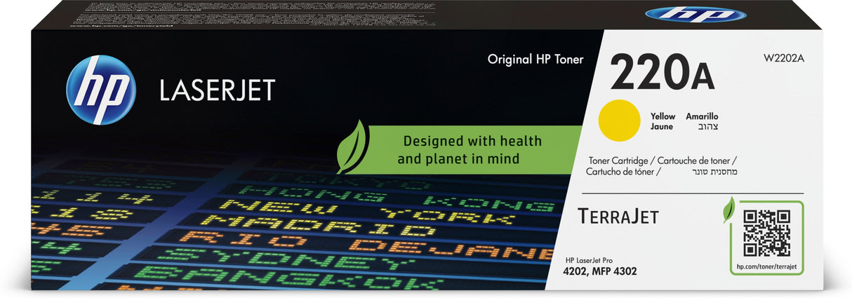 EAN 0193808760273 - HP 220A Ylw LaserJet Toner Cartridge cartucho de tóner 1 pieza(s) imagen 1