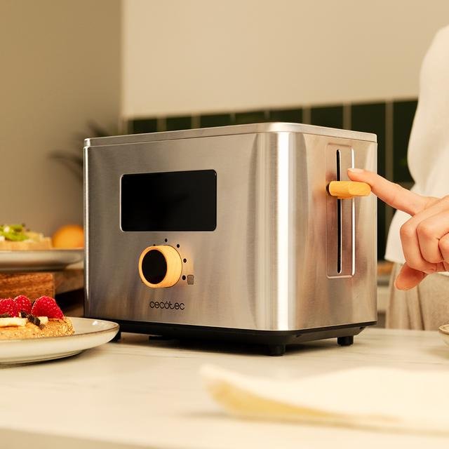EAN 8435484048439 - Cecotec 04843 tostadora 7 2 rebanada(s) 950 W Acero inoxidable imagen 8