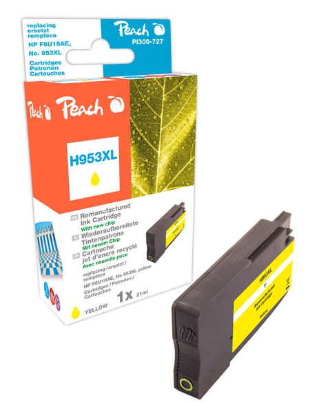 Peach Tinta Compatible Hp 953xl Amarilla Pi300-727 Pi300-727