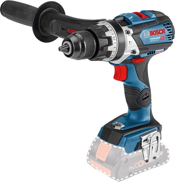 Taladro Percutor Inalámbrico Bosch Gsb 18v-110 C Professional Solo, 18 Voltios, Taladro Percutor (Azul/Negro, Sin Batería Ni Cargador, L-Boxx) 06019g030a