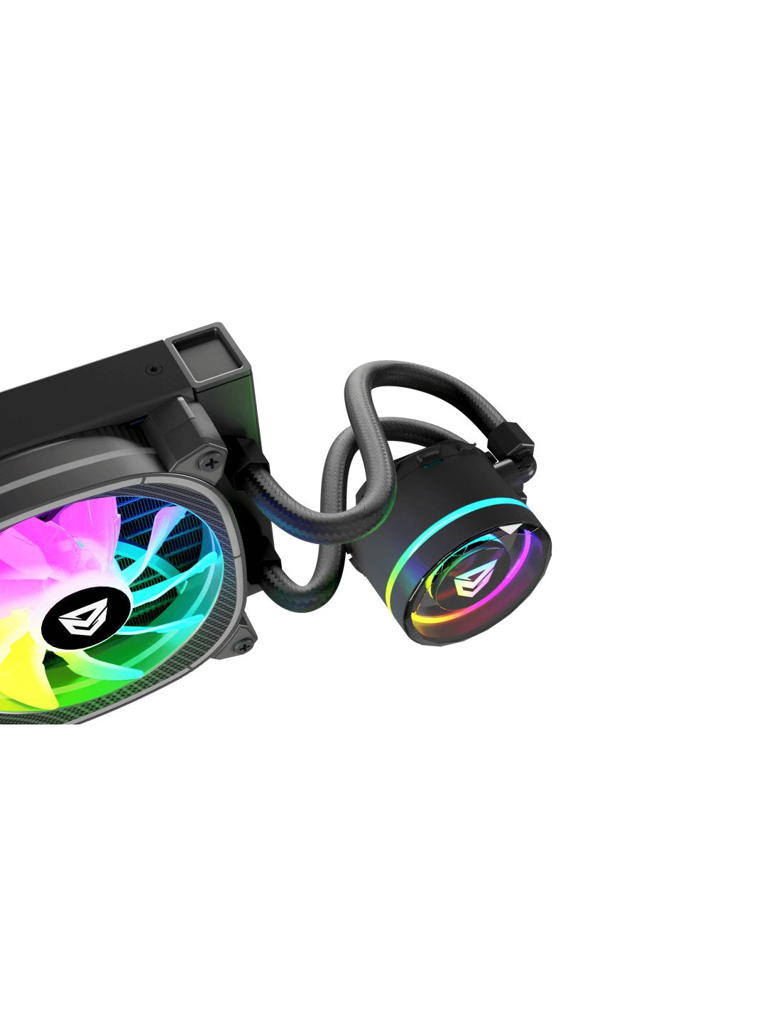 Sistema De Refrigeración Nfortec Nf-Wc-Atriax-360-B Para Ordenador Procesador Sistema De Refrigeración Líquida Todo En Uno 12 Cm Negro 1 Pieza(S)