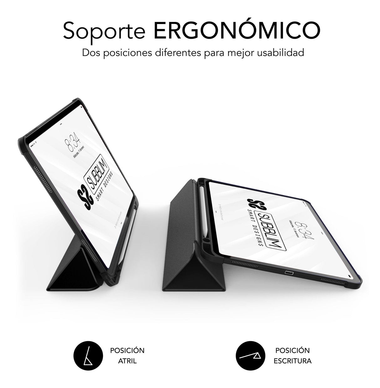 EAN 8436586743116 - SUBBLIM SUBCST-5SC130 funda para tablet 27,9 cm (11") Folio Negro imagen 6