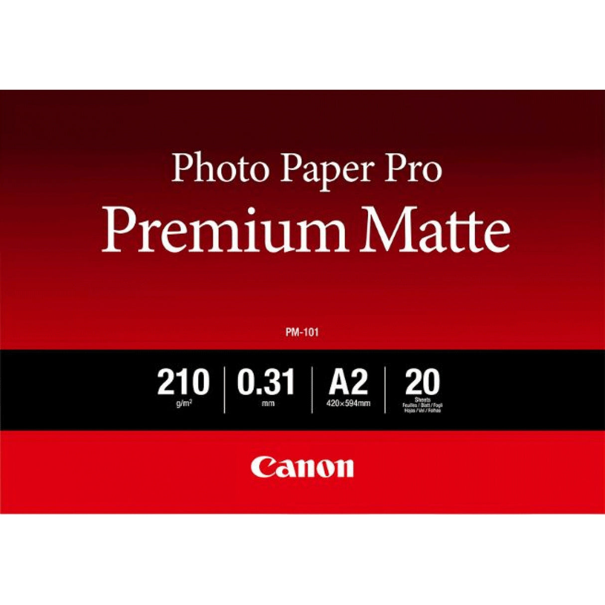 EAN 4549292041668 - Canon 8657B017 papel fotográfico A2 Blanco Mate imagen 1