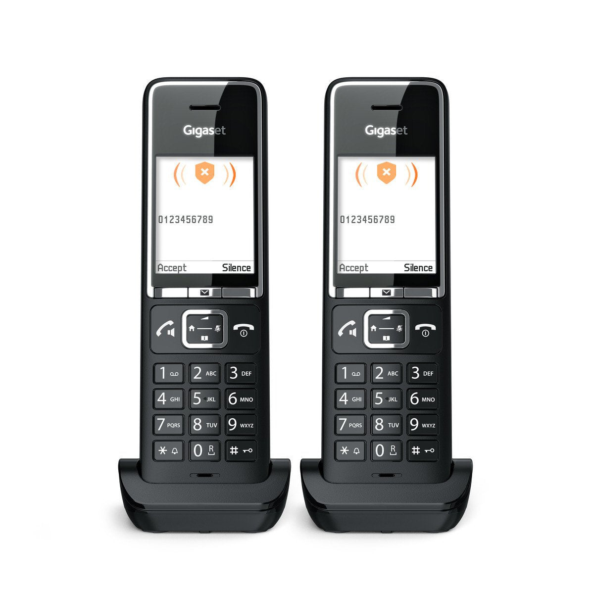 Telefono Gigaset Comfort 550hx Duo Black/Chrome