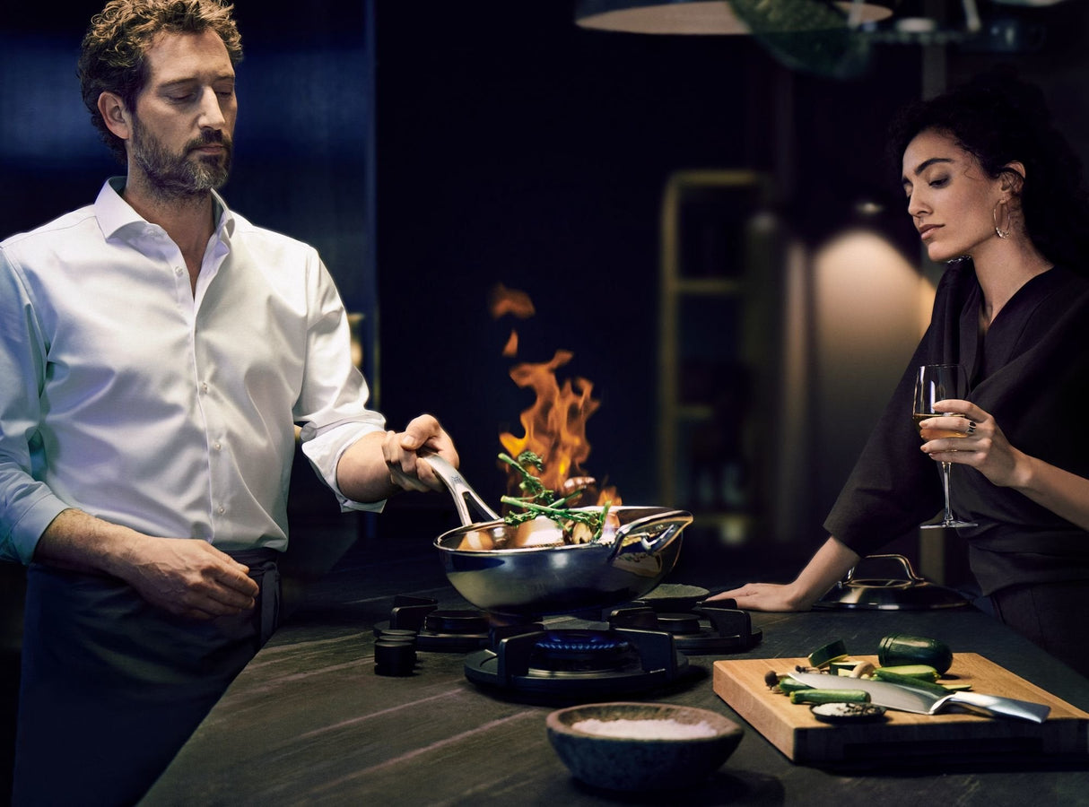 Wmf Profi Resist 17.5653.6411 Cacerola Sartén Para Wok/Sofrito Alrededor