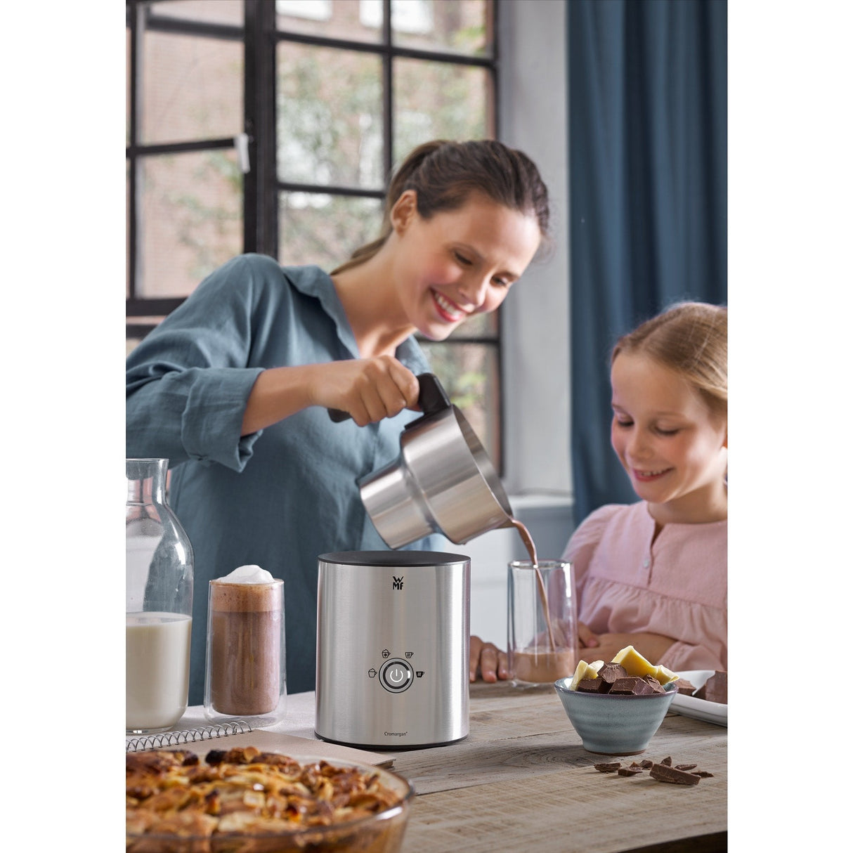 Wmf 413170011 Lono Milk & Choc Milchaufschäumer Elektrisch