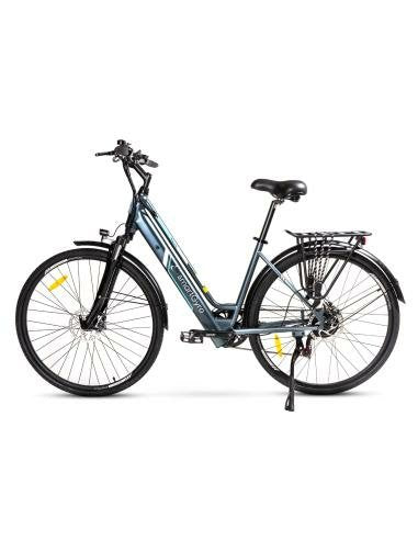 Bicicleta Eléctrica Smatgyro Ebike Sunset Titanium Motor 250w Ruedas 27.5' Titanium