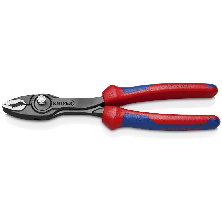 Alicates De Agarre Frontal Knipex Twingrip (Rojo Azul)