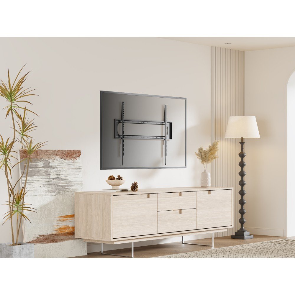 Techly Slim Fixed Wall Bracket Led Lcd Tv 60-120inch