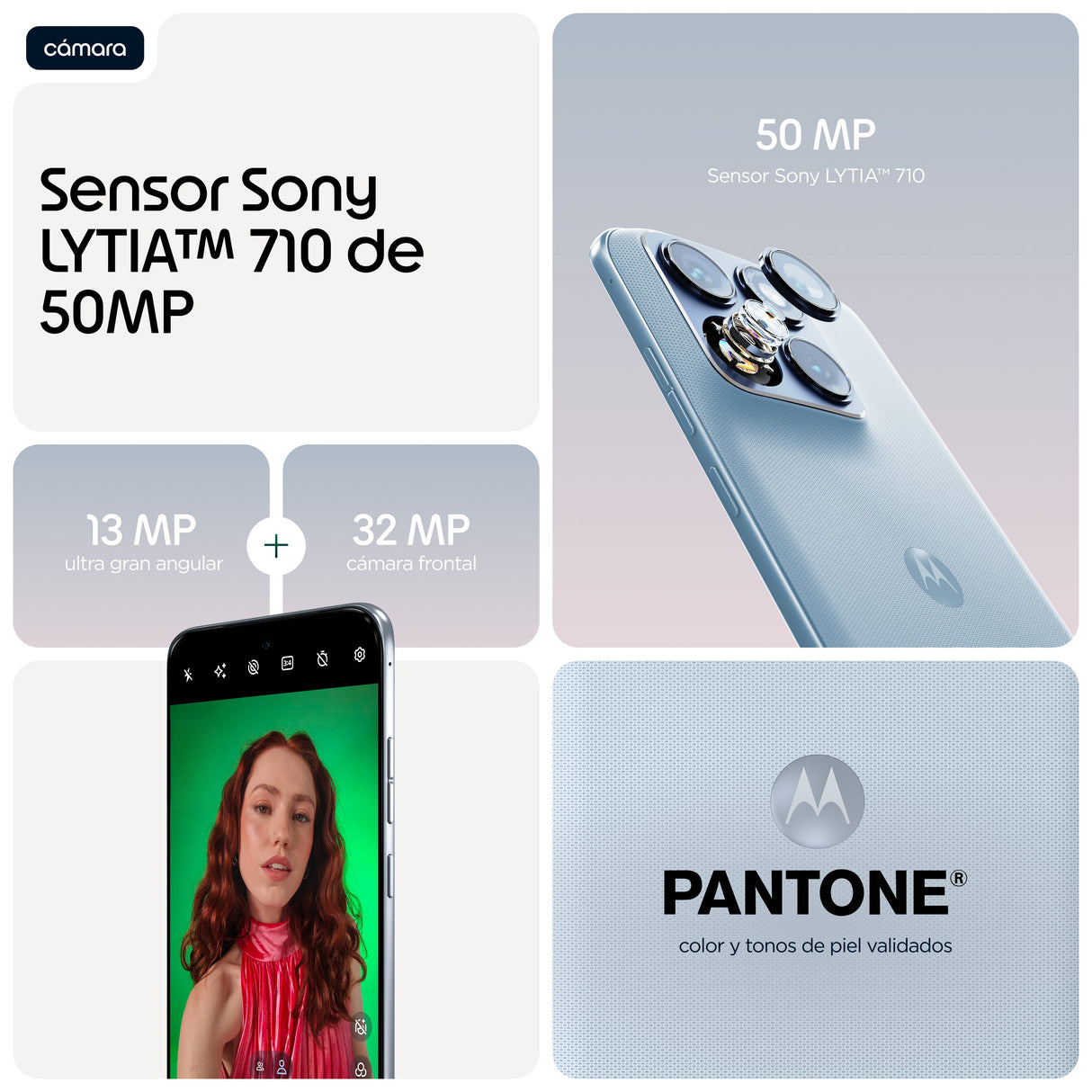 EAN 840493622330 - Motorola edge 70 fusion 17,2 cm (6.78") SIM doble Android 16.0 5G USB Tipo C 12 GB 256 GB 7000 mAh Azul cl imagen 6
