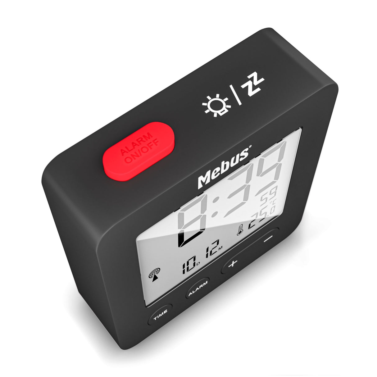 EAN 4007218258014 - Mebus 25801 wekker Reloj despertador digital Negro imagen 2